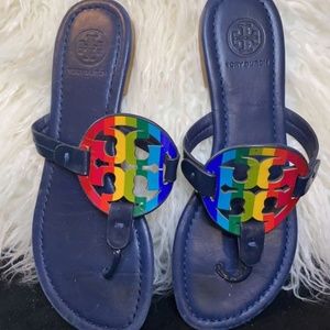 Multicolor Tory Burch miller edition sandals